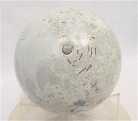 LOT OF 2  VINTAGE MOON GLOBES-REPLOGLE METAL LUNAR MOON GLOBE BANK 6
